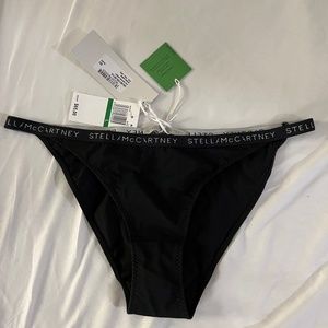 NWT Stella McCartney Lingerie Logo Band Cotton String Bikini